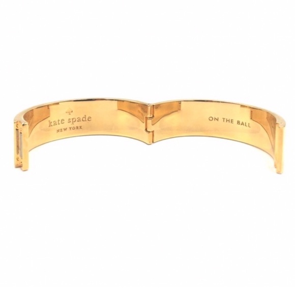 KATE SPADE • On The Ball Idiom Bangle Bracelet - Picture 4 of 9